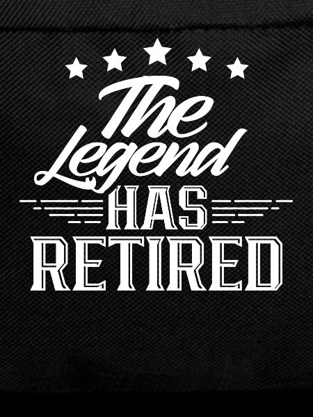This legend has retired pension