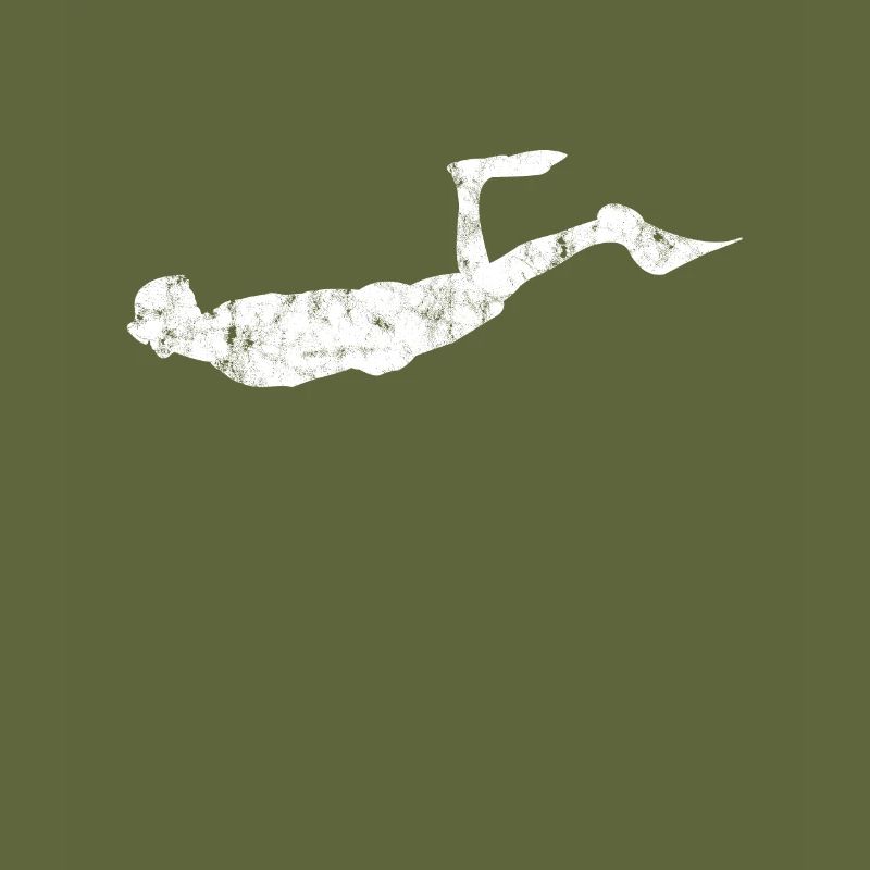 Divers Diving Silhouette