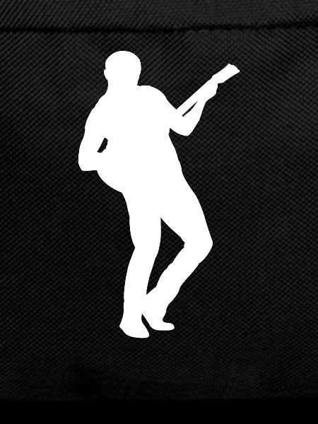 Silhouette du guitariste
