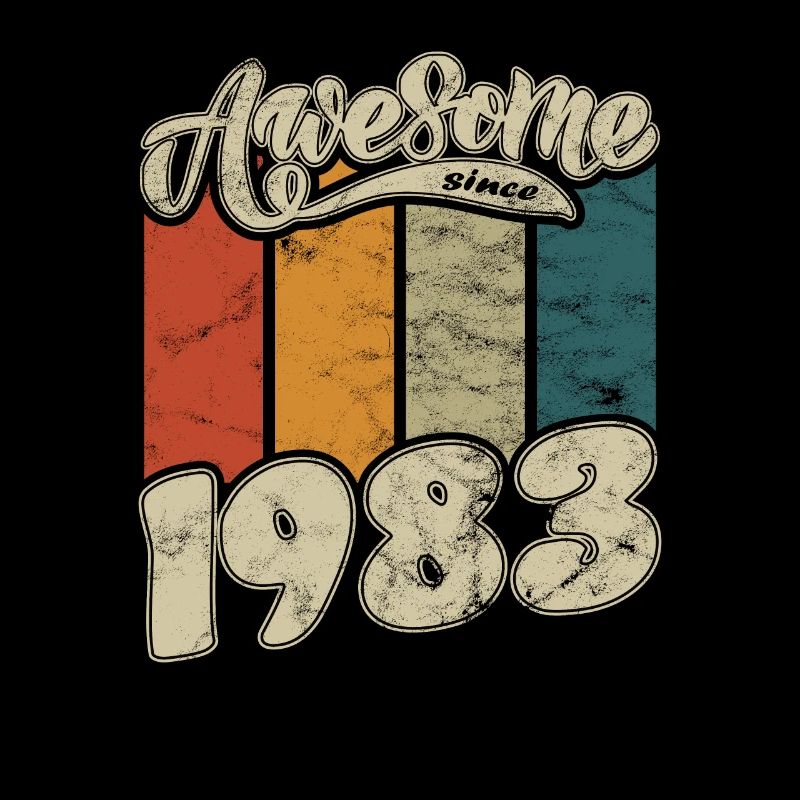 1983 Birthday Awesome since Retro