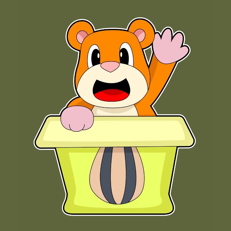 Boîte de graines de hamster