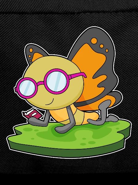 Butterfly Nerd Book Glasses