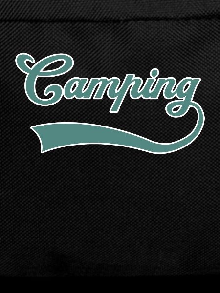 Camping lettering