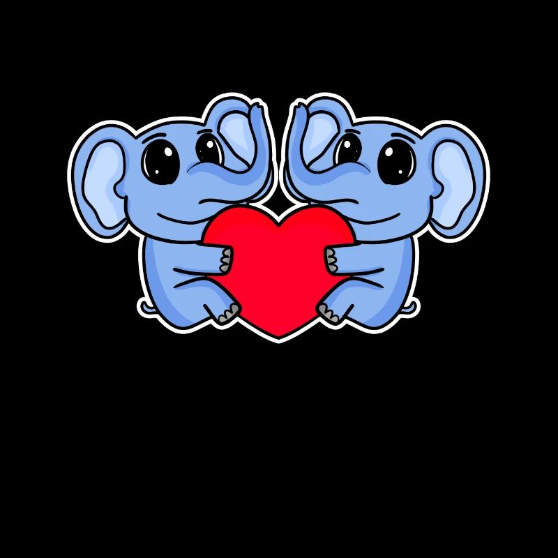 Elephant Heart Love Elephants