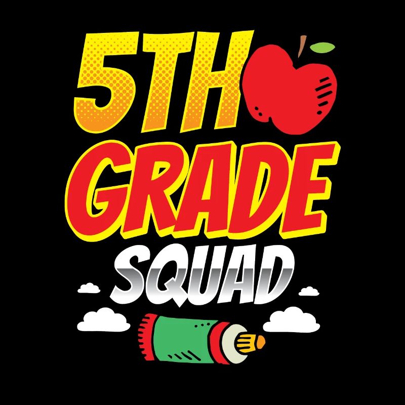5 Class Team School Fifth Grader Fifth