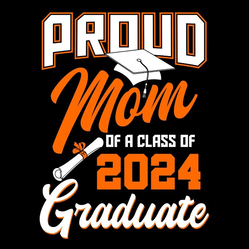 Stolze Mutter Der Abschlussklasse 2024
