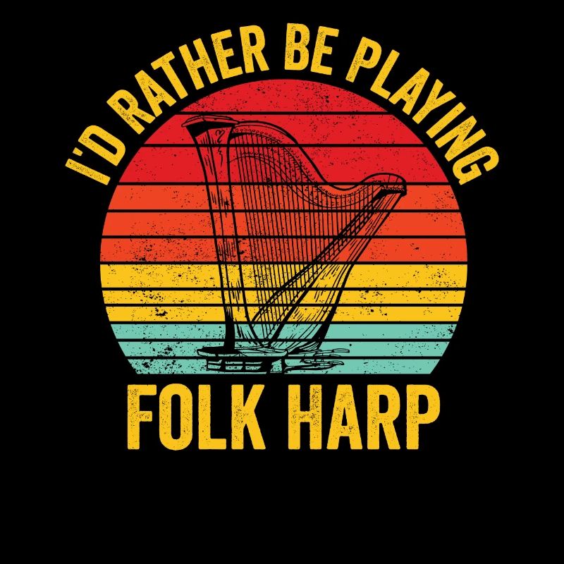 Harpist Harpist Retro