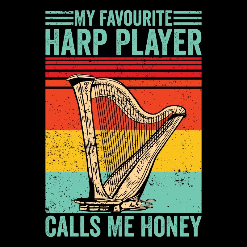Harpist Harpist Retro