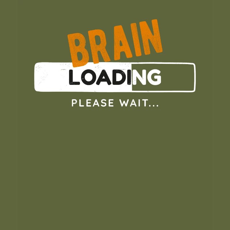 Brain Loading Ladebalken Gaming Zocker