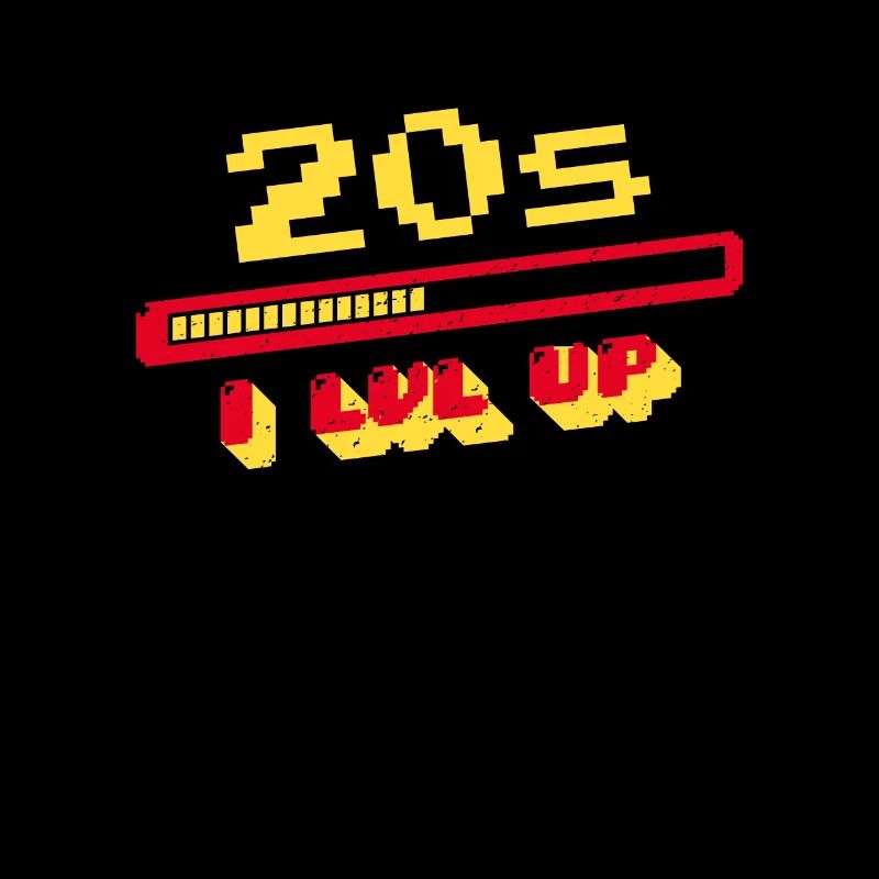 20th Birthday 20s Twenty Years Loading Bar Gaming