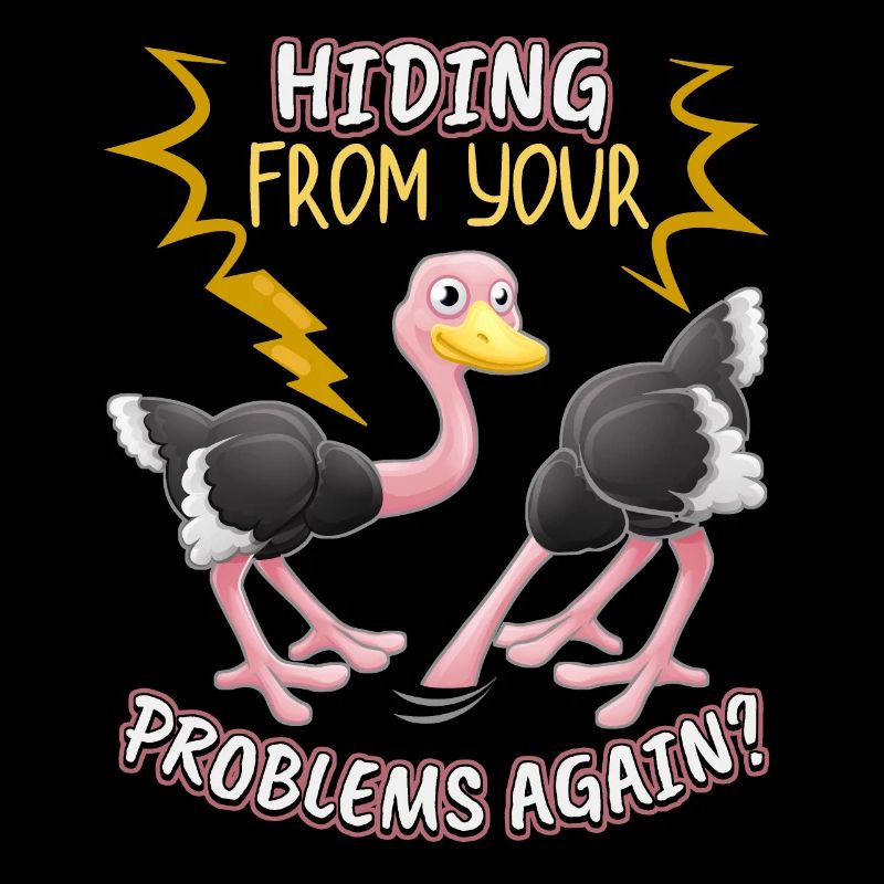 Funny Bouquet Bird-Strauss Comic Problem Solution