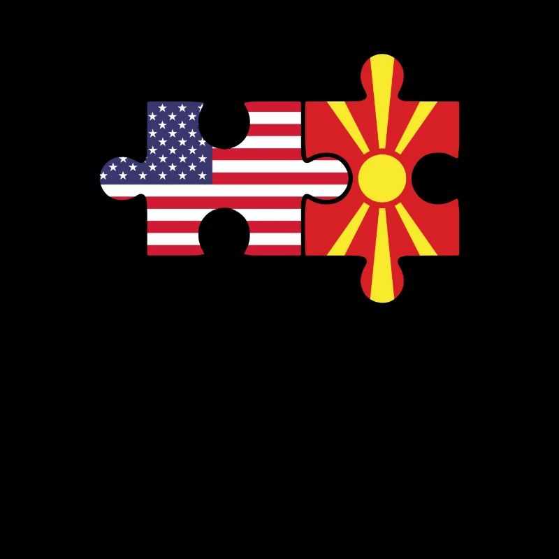 Macédoine drapeau américain, Macédoine