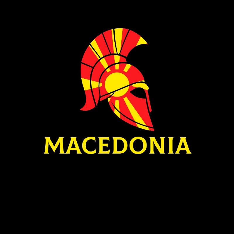 Drapeau de la Macédoine, Macédoine
