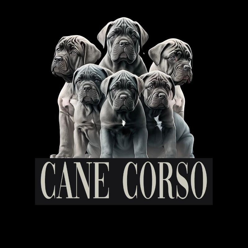 Cane Corso Welpen Gruppe für einen Cane Corso