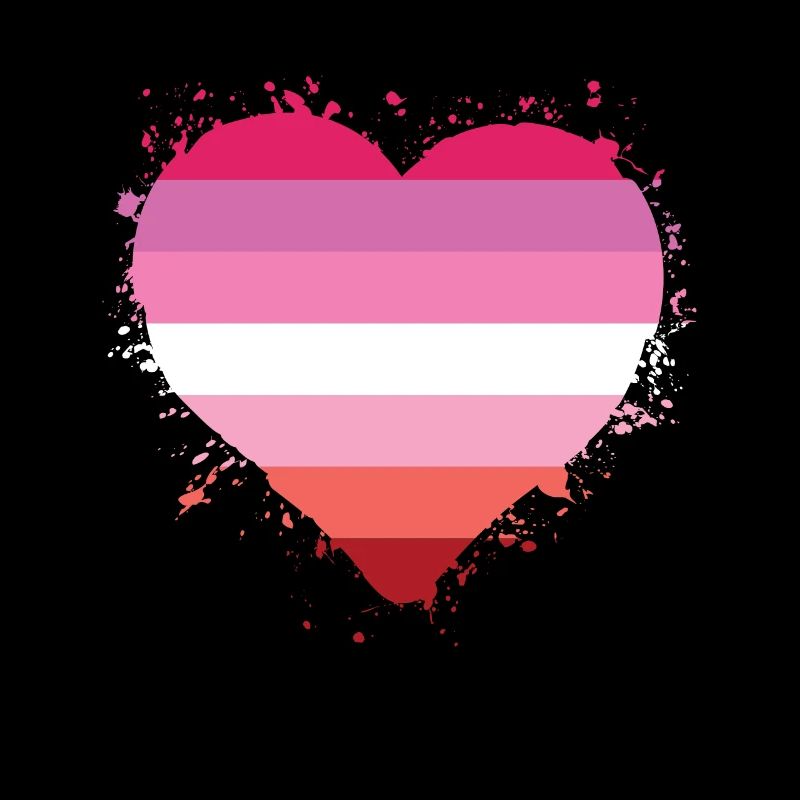 Pride LGBTQ Heart Lesbian