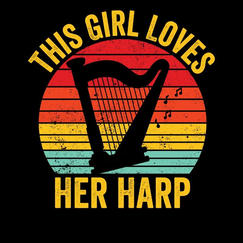 Harpist Harpist Retro