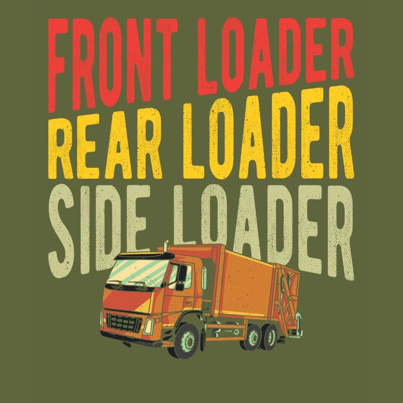 Front Loader Rear Loader Side Loader Garbage