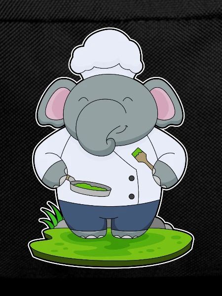 Elephant Cook Pan Cooking