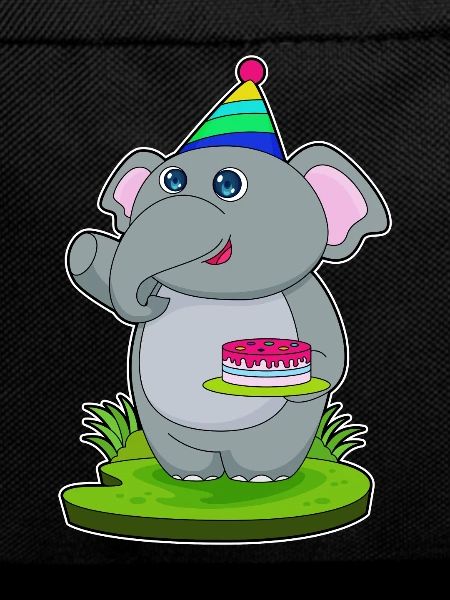 Elephant Birthday Cake