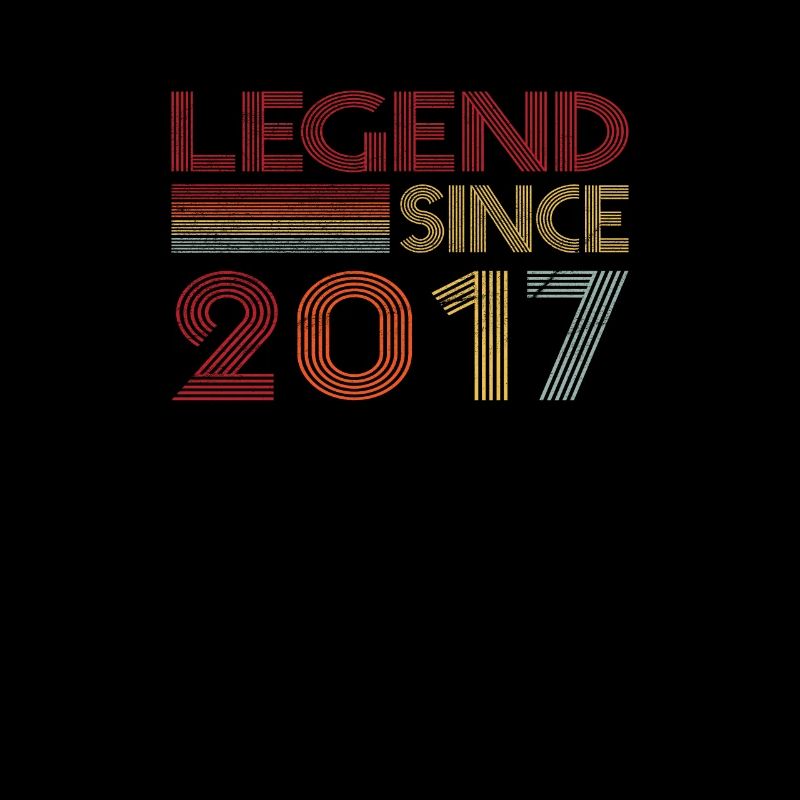 2017 Geburtstag Legend since Retro Vintage