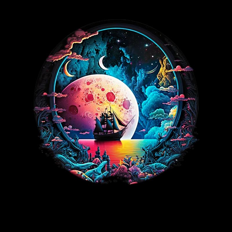Fantasy Universum Planet Schiff Meer