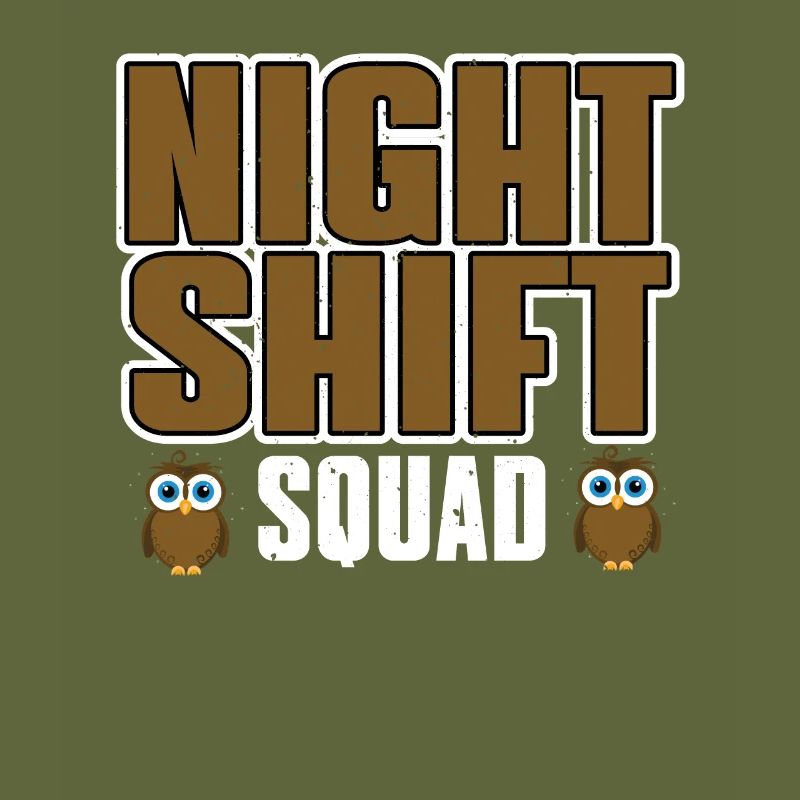 Niedliche Nachtschicht Truppe