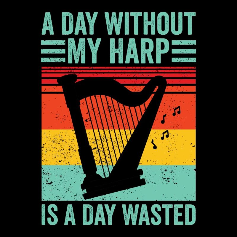 Harpist Harpist Retro