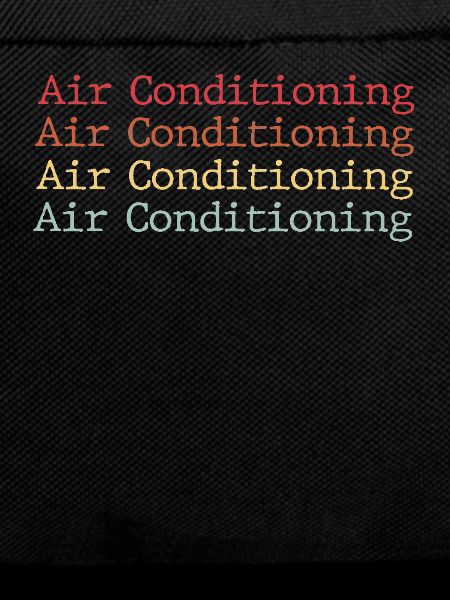 Air conditioning lettering