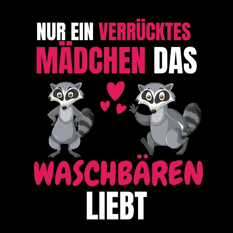 Trash Panda Mädchen Lustiges Geschenk Waschbär