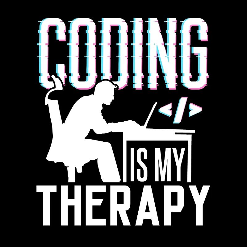 Programmieren Ist Meine Therapie Code Coder Coding