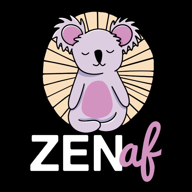 Funny Koala Yoga Zen AF