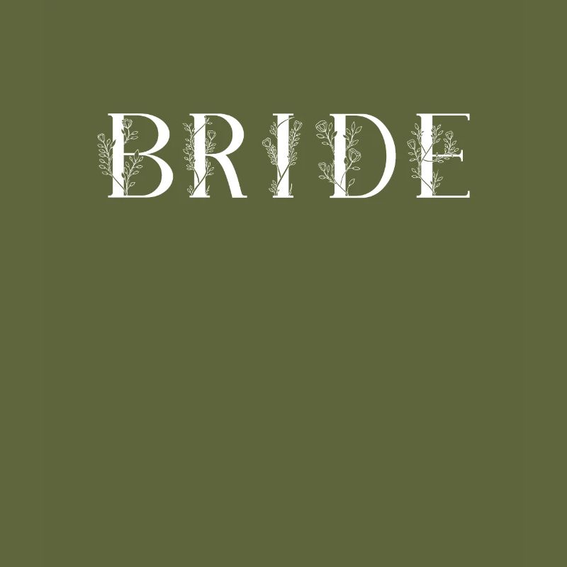 bride bride lettering