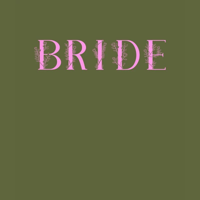 bride bride lettering