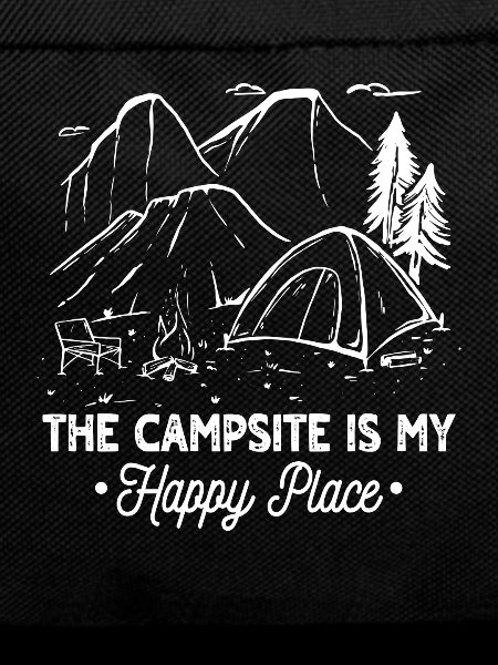 Fantastic camping lover motif