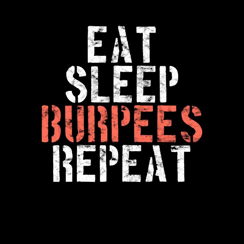 Manger des burpees endormis