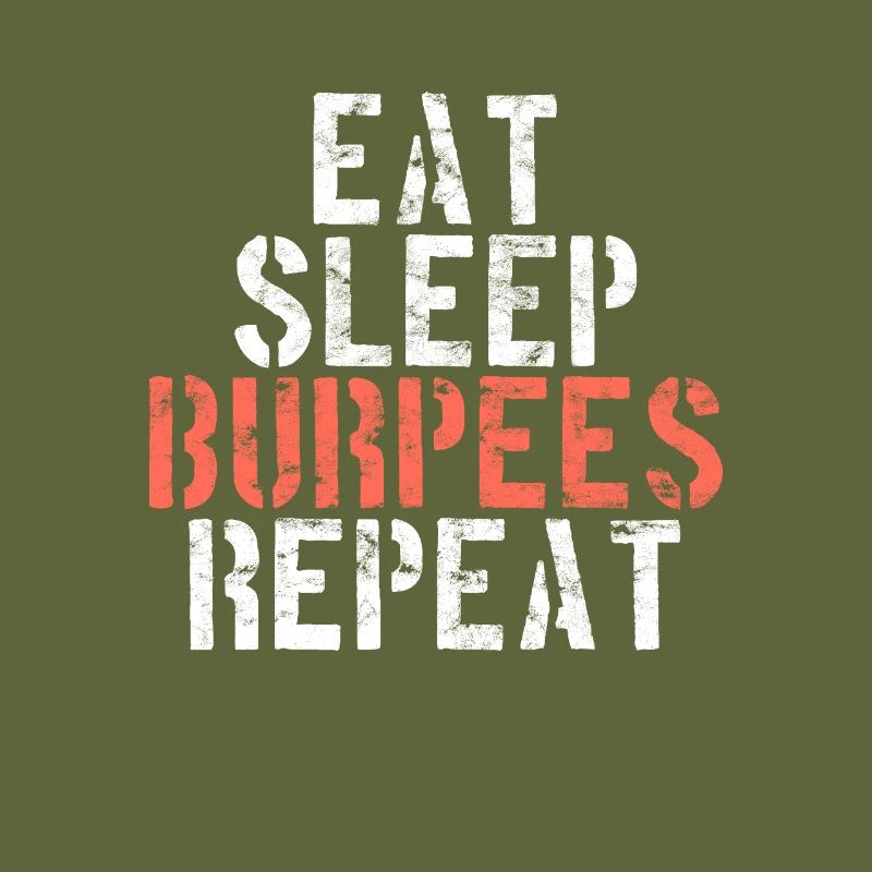 Manger des burpees endormis