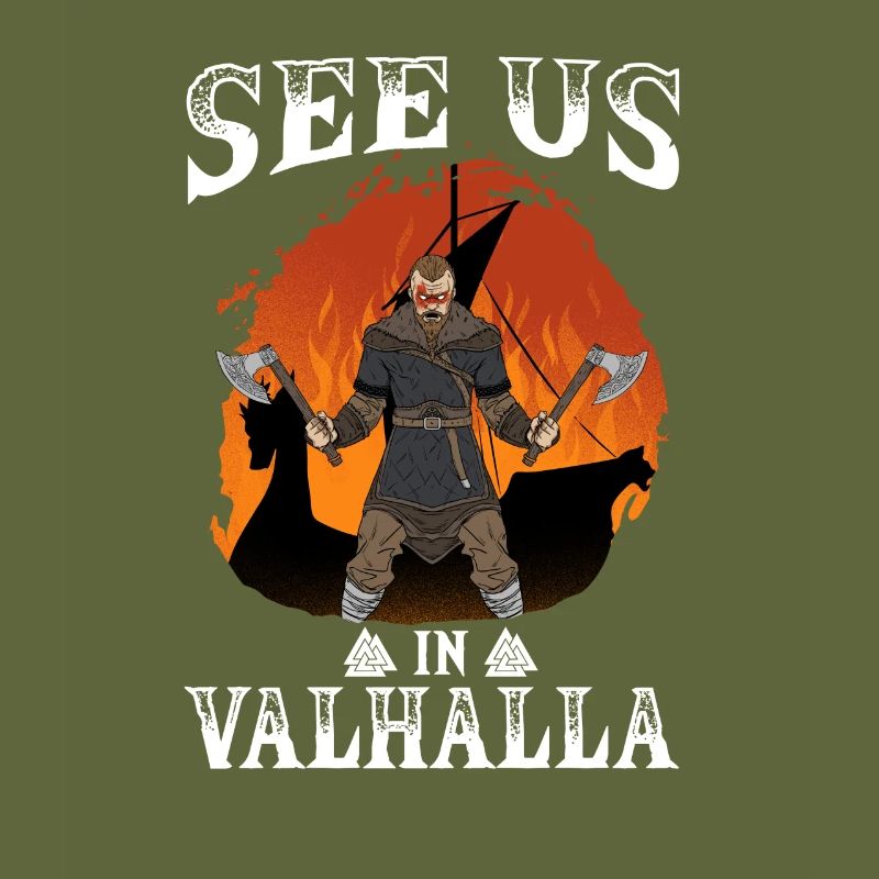 See Us In Valhalla I Walhalla Wikinger
