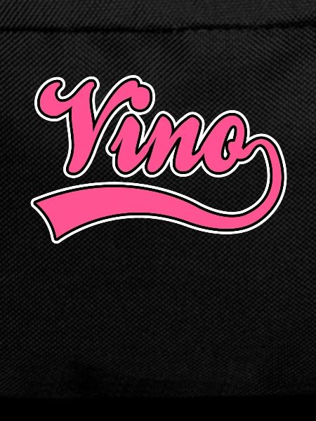 Wine Vino lettering