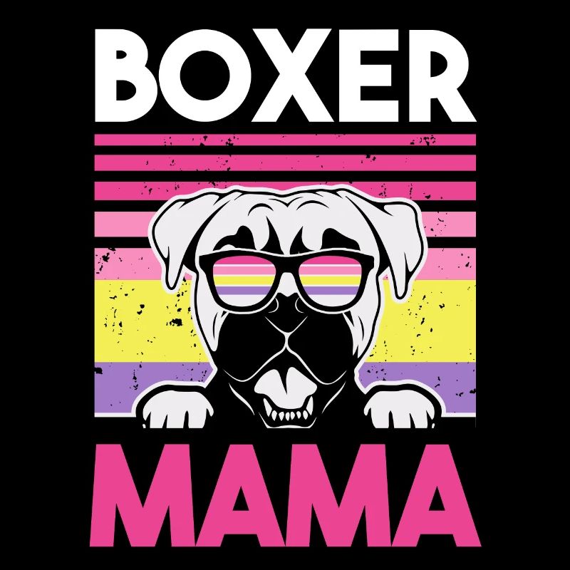Hund Boxer Mama