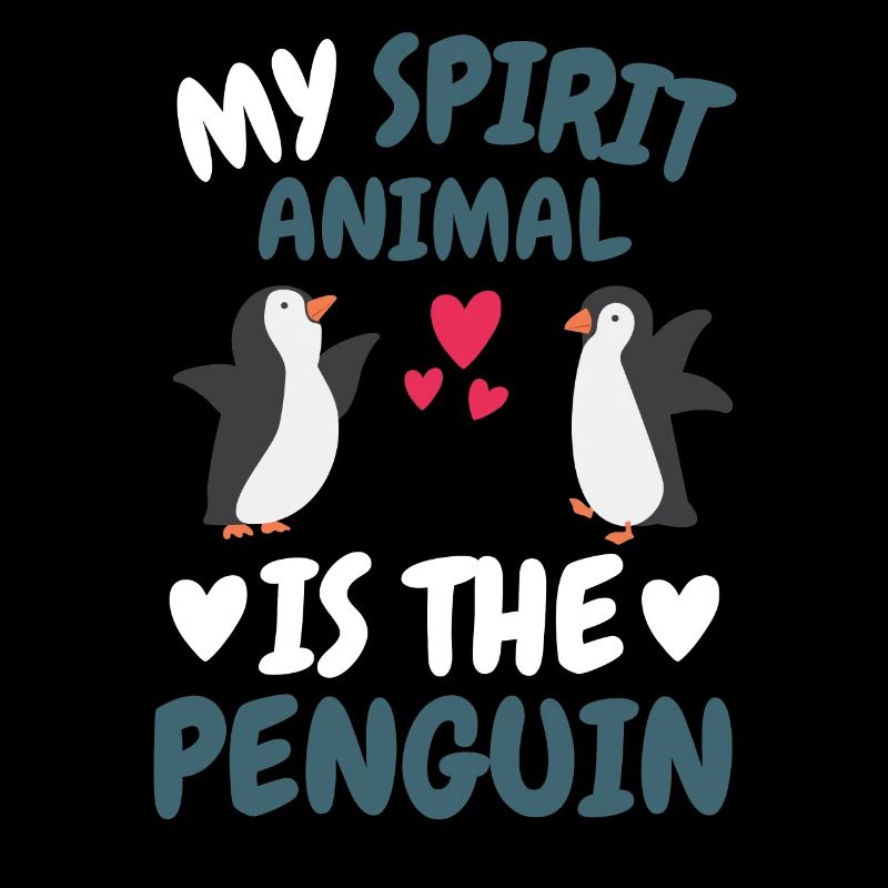 Mein spirituelles Tier Geschenk Vogel Pinguin