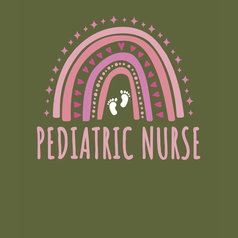 Kinderkrankenschwester Regenbogen