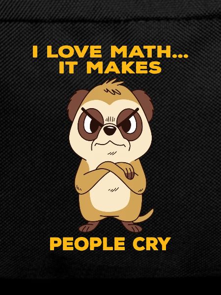 Angry meerkat likes math