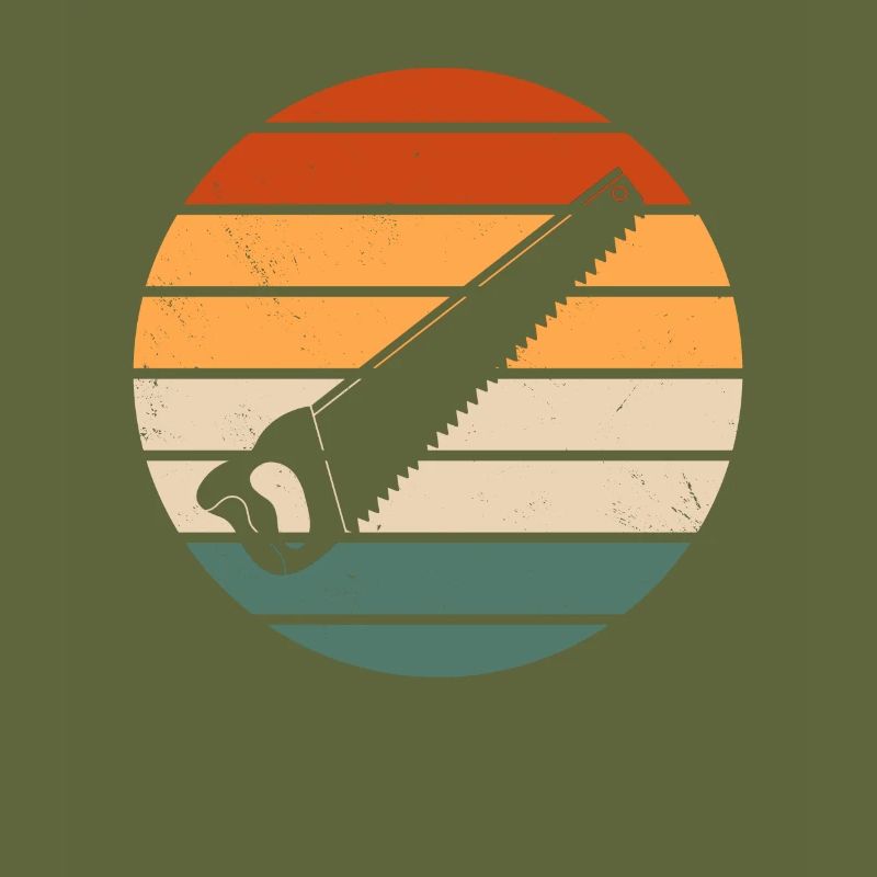 Retro Handsaw Design