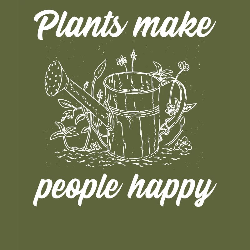 Plants make people happy - Plats Botany