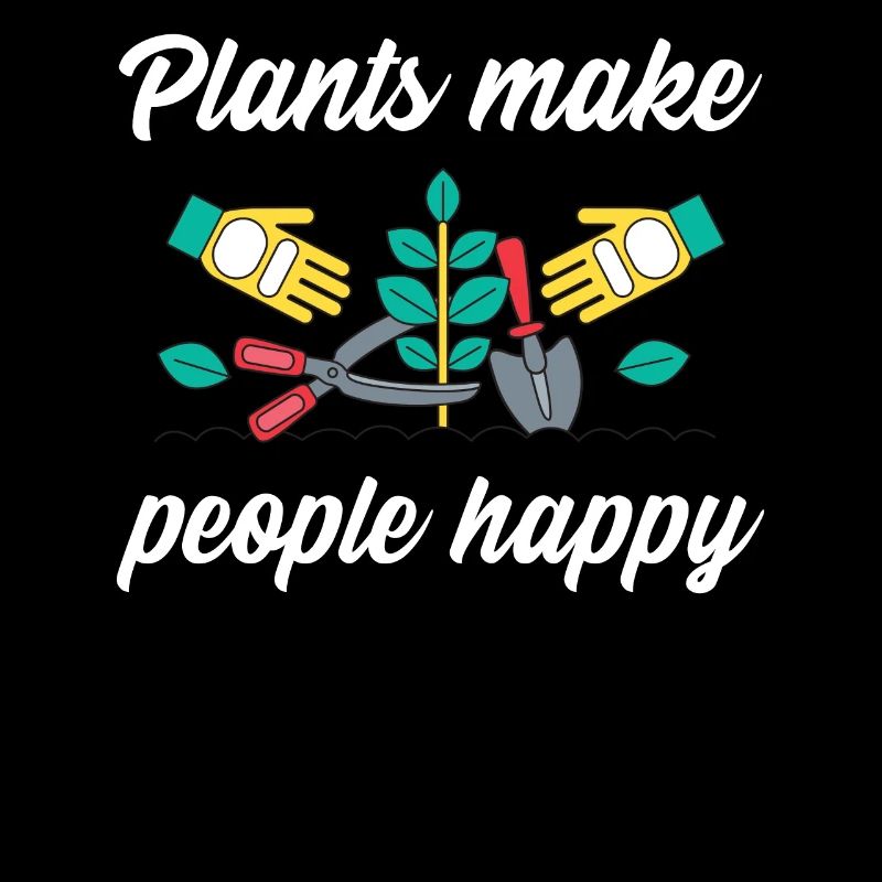 Plants make people happy - Plats Botany