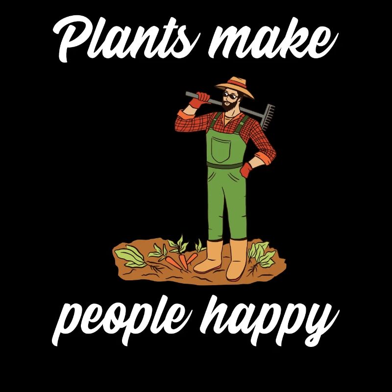 Plants make people happy - Plats Botany
