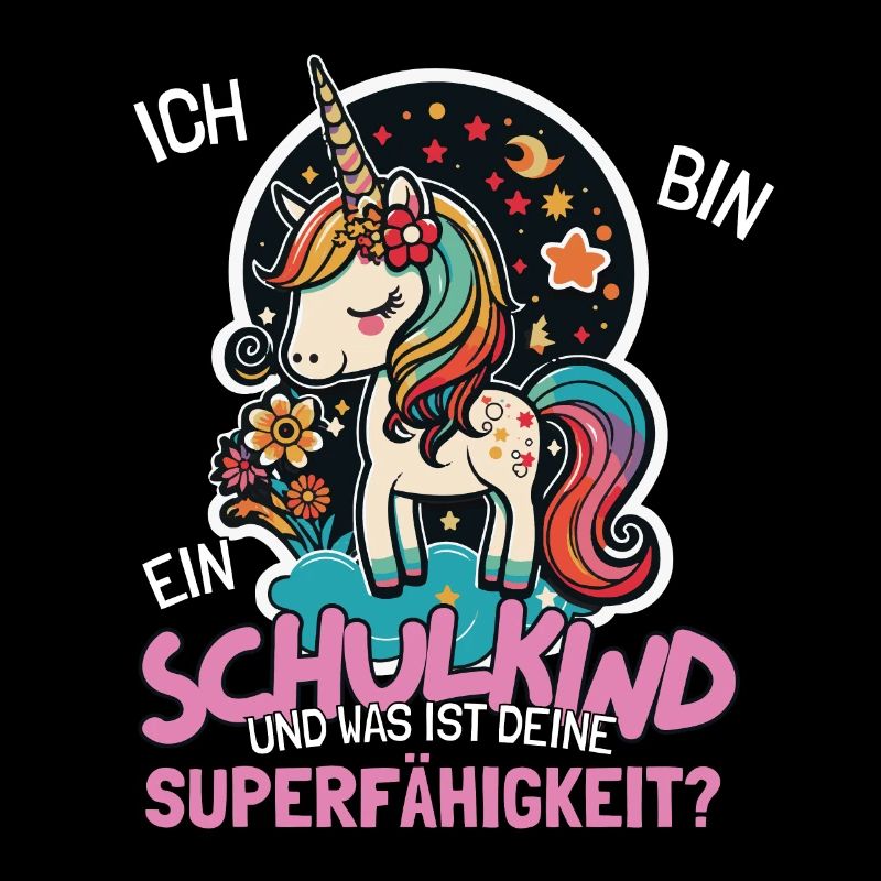 Schulkind Süßes Einschulungsgeschenk mit Einhorn