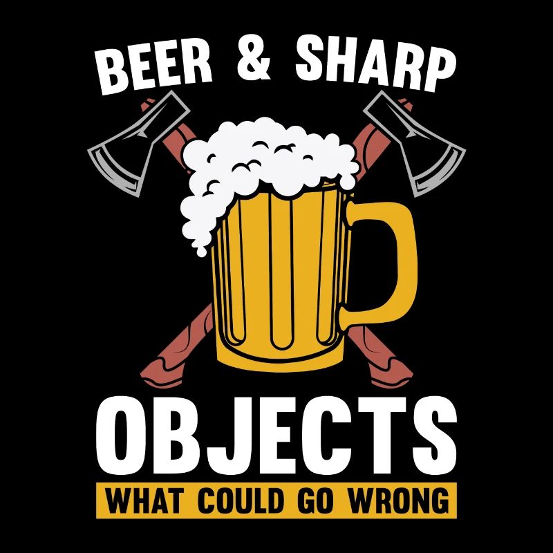 Axe Throwing Beer & Sharp Objects Hatchet Thrower