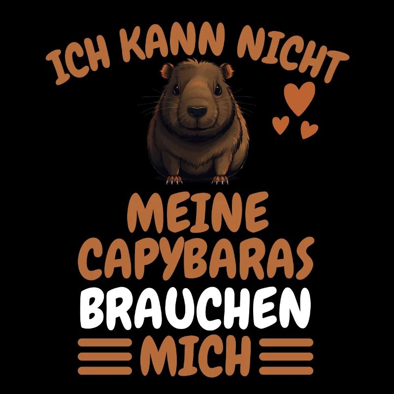 Wasserschwein Tier Lustiges Geschenk Capybara