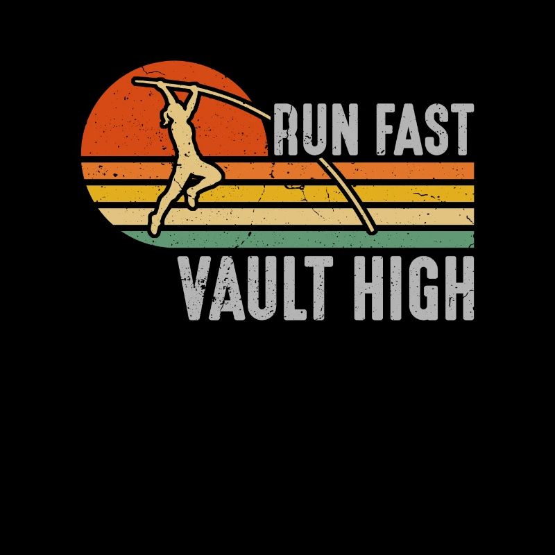 Pole Vault Run Fast Vault High Athletics Jump Pole